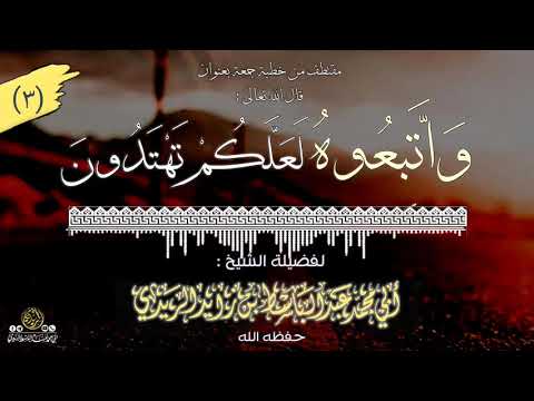 واتبعوه لعلكم تهتدون 3 للشيخ الفاضل أبي محمد عبدالباسط الريدي حفظه الله