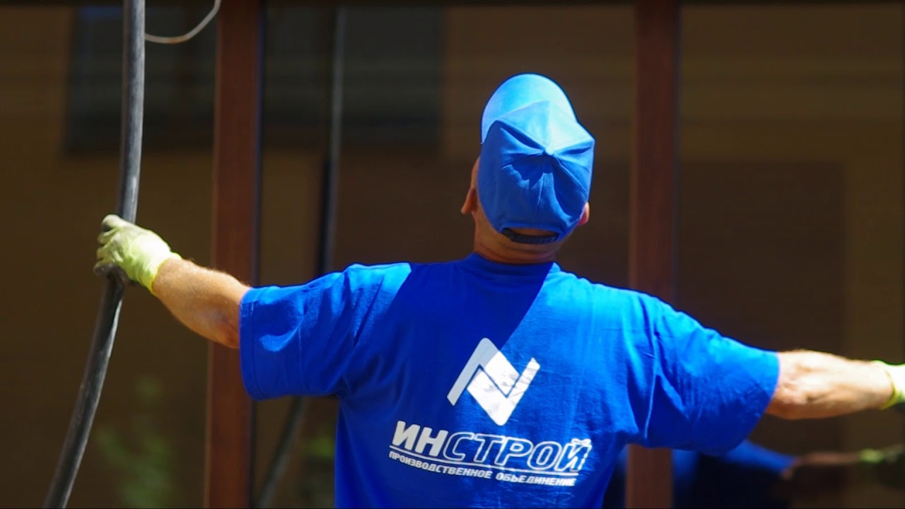 Утепление стен пеноизолом instroi.com.ua - YouTube