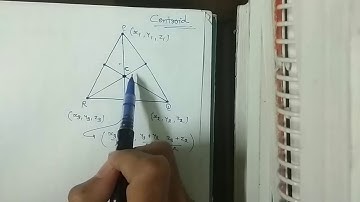 Proof || Centroid of triangle
