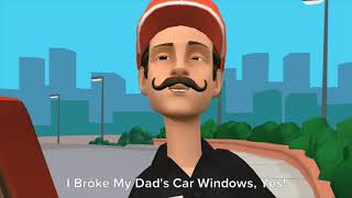 Mr. M Breaks His Dad's Car Windows/Grounded