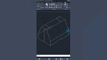 AutoCAD Isometric Drawing Exercise 5s
