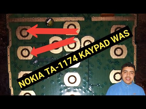 NOKIA TA 1174 KEYPAD Options Button And The Call Button 