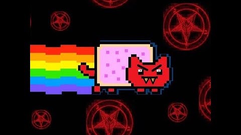 Nyan Cat Lost In Space... But Hell