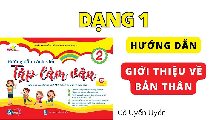 Hướng dẫn tập làm văn lớp 2