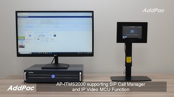 AP-ITMS2000 supporting SIP Call Managerand IP Video MCU Function(전원이중화 IP교환기+비디오MCU 통합솔루션)