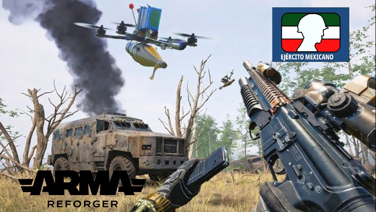 Probamos drones en combate como el Ejército Mexicano 😳 | ARMA Reforger