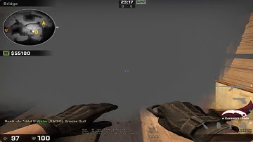 CSGO - Overpass - B Bridge Smoke from Pit