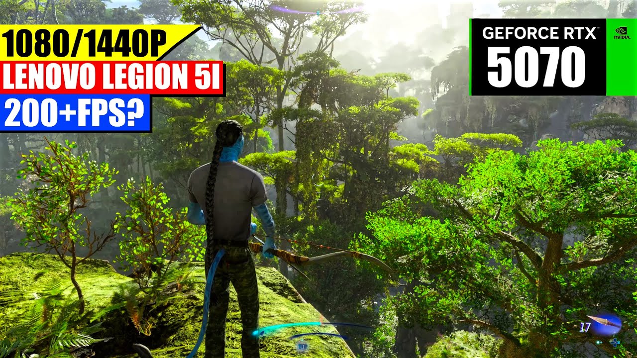 Lenovo Legion 5 RTX 5070 Gameplay Test | Avatar Frontiers of Pandora Third-Person | i7 14th Gen