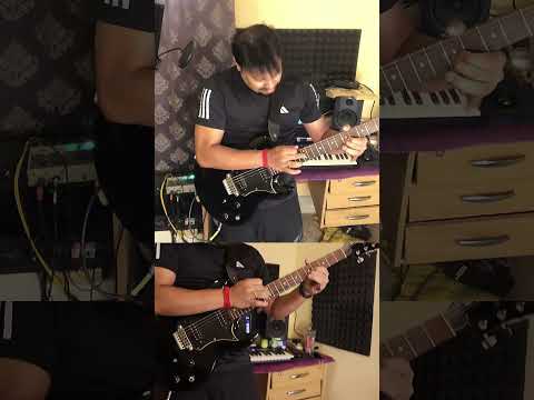 Trying to nail the Under A Glass Moon solo #guitar #prog #music