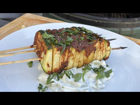 How to Make Zucchini al Pastor with Garlic-Mint Yogurt Sauce | Richard Blais