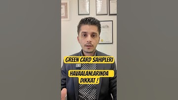 Green card sahipleri, ABD’ye girişlerde dikkat edin! I-407 formunu imzalamayın.