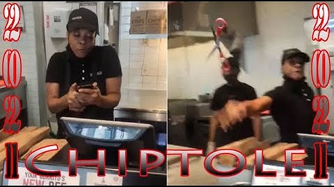 Chipotle Employee/Manager Throw Scissors at A Customer over Late Mobile Order