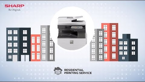 SHARP Residential Printing Service | Simplified Printing Solutions for the hybrid employee