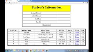 31New PHP MySQL Tutorials in Urdu Hindi part 31 deleting data from database