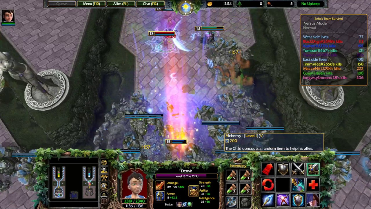 Warcraft 3 Reforged - Enfo Team Survival v4.8.5 (pvp, pve 4 vs 4)