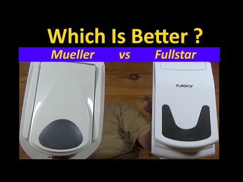 Is There A Difference Mueller vs Fullstar Food Choppers Review/Test Best Budget Vegetable Slicer