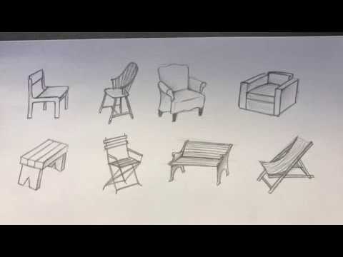 Vẽ Ghế Đơn Giản | How To Draw A Simple Chair ✨💕 - Youtube