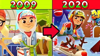 TODAS AS VERSÕES de SUBWAY SURFERS (PAÍSES 2009-2020 & EVOLUÇÃO