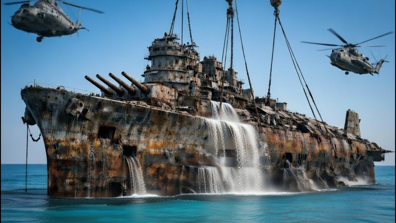 This Legendary Warship Was Left to Rust — Full Restoration