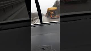 HEAVY EQUIPMENT CARRIER TRUCKS ON A HIGHWAY #Trucks #Ontheroad #Heavyequipment