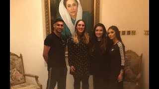 Asifa And Bakhtawar Bhutto Boxing With Boxer Amir Khan