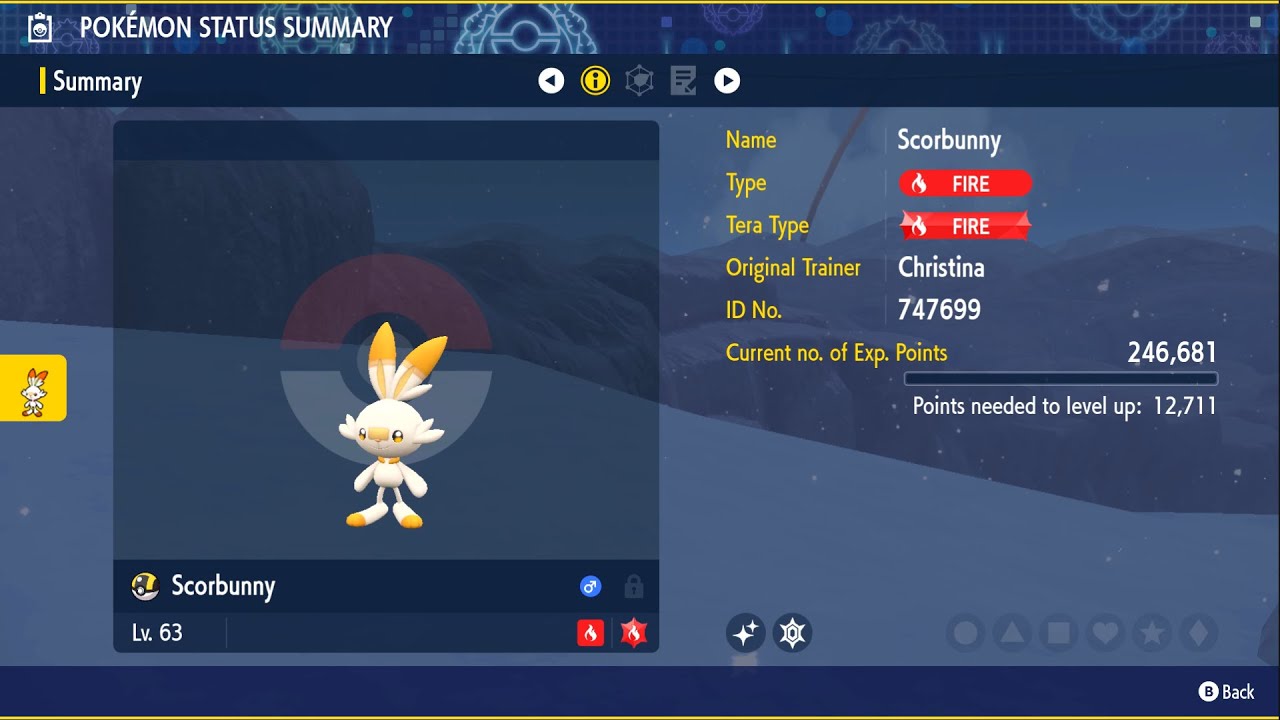 Shiny Scorbunny Pokémon Scarlet YouTube
