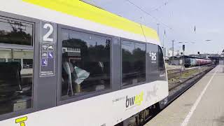 12.04.2024 - Bahnhof Ebersbach & Hauptbahnhof Ulm by Thomas Tellge 1,542 views 1 month ago 1 minute, 29 seconds