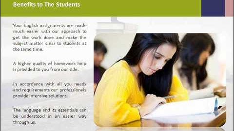 English Assignment Help, English Homework Help Solutions @Assignmentsweb.com
