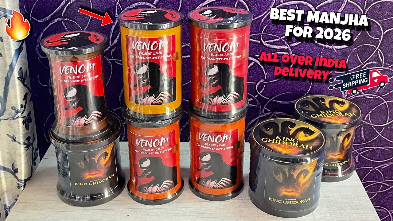 Top Best Manjha For Makarsankranti 2026 | Best Thread For Kite Flying | Venom, Monokite