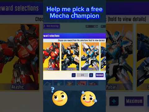 Super Mecha champions, Which Mecha Champion do you recommend? 🥴