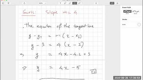 Section 2.1 Tangent lines and Velocity - part 2