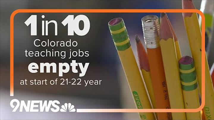 Colorado teaching job shortage