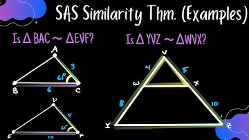 Triangle Similarity - SAS Similarity (how to solve for x)