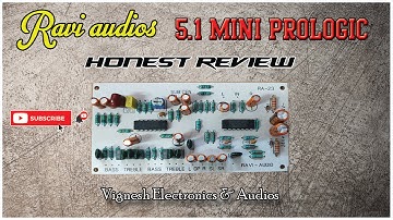 RAVI 5.1 Mini Prologic Testing | Honest Review | #Ravi Audios #5.1 Amplifier | Vignesh Audios