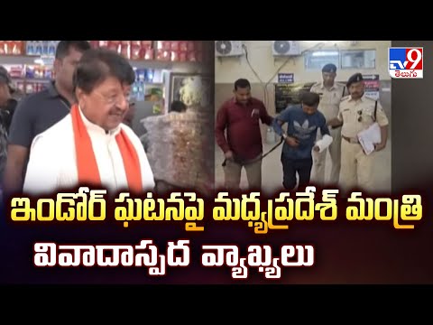 ఇండోర్ ఘటనపై మధ్యప్రదేశ్ మంత్రి వివాదాస్పద వ్యాఖ్యలు - TV9 - TV9