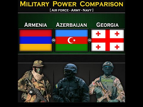 Armenia vs Azerbaijan vs Georgia | Military Power Comparison 2024 | Global Power