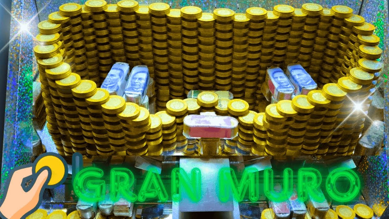 Tremendo MURO lleno de monedas 01-56