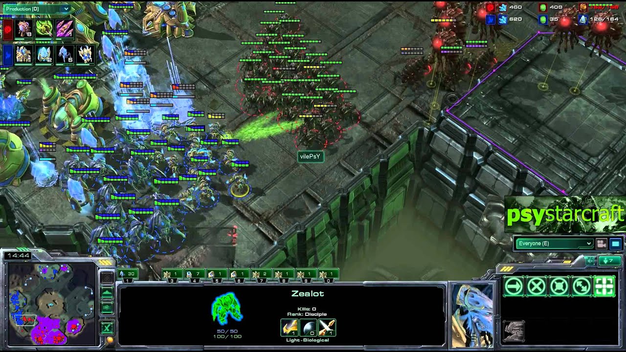 SC2 vilePsY[Z] vs [P]EGiNkA