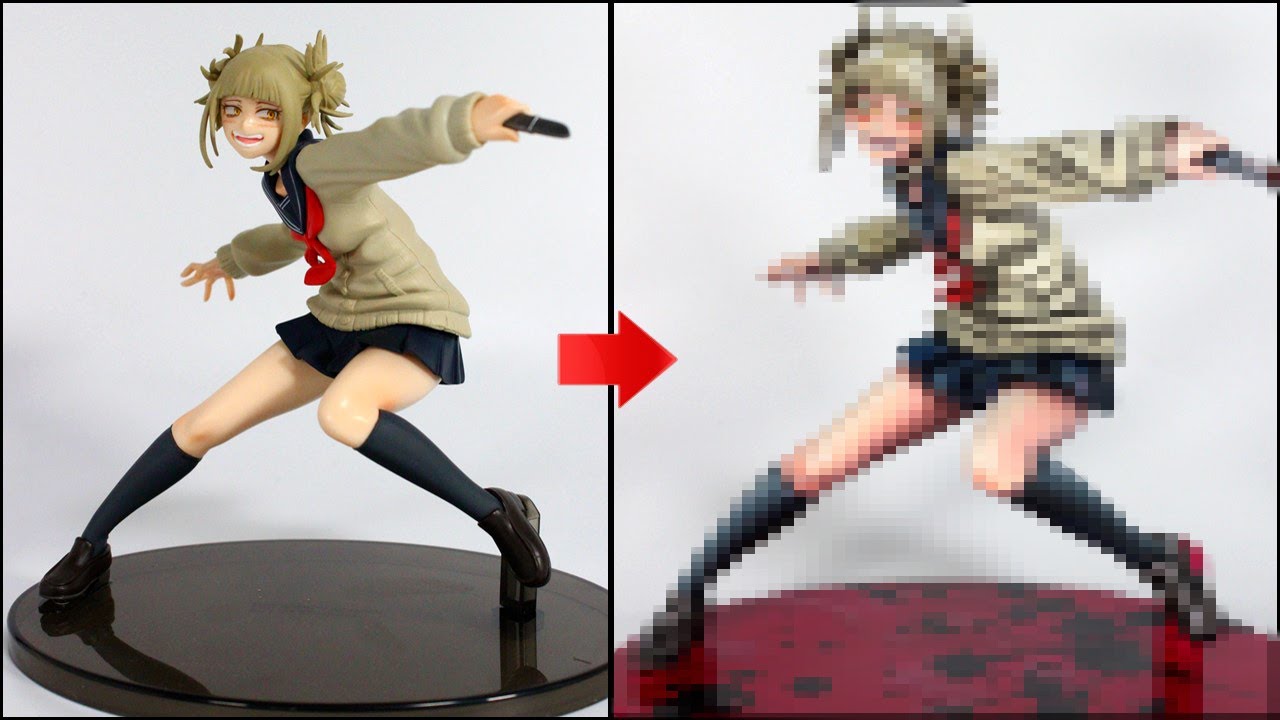 My Hero Academia] I painted Toga Himiko figure with a brush and