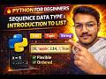 Sequence data type in python | Introduction to list (O Level / BCA)