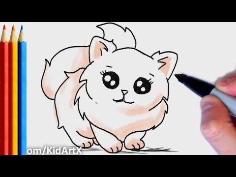 How to Draw a Super Cute Kitten Step by Step  Envato Tuts