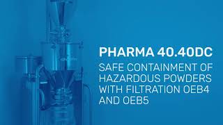 Safe containment of hazardous powders and filtration OEB4 and OEB5 with DELFIN Pharma 40.40DC