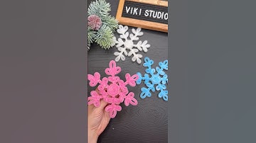 Easy Craft Idea! Christmas Decorations 2024 Snowflake