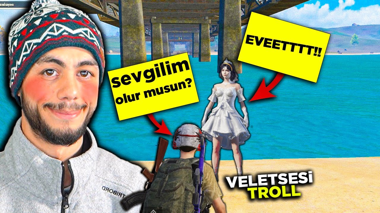 KIZ'I VELET SESİ İLE TAVLADIM SEVGİLİM OLDU !! – PUBG Mobile