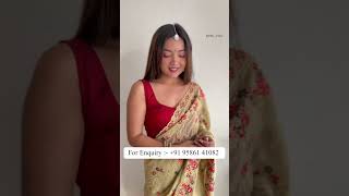 Shop for the best cutwork border saree shorts sareelovers sareedrapping reels