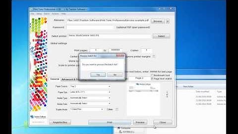 Batch Processing and Printing Simple Setup with Print Tonic Professional