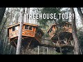 TINY HOME IN THE TREES! | Full Airbnb Treehouse Cabin Tour