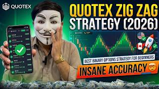 Quotex Zig Zag Strategy (2026) | Best Binary Options Strategy for Beginners