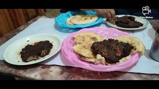 Rambel Chapli Kabab, Taro Jabba, Peshawar Stan January 2022