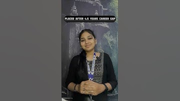 Placed after 4.5 years career gap😱🥳🤩 #itjobs #placement #viral #shorts #youtubeshorts #education